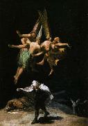 Witches in the Air Francisco de goya y Lucientes